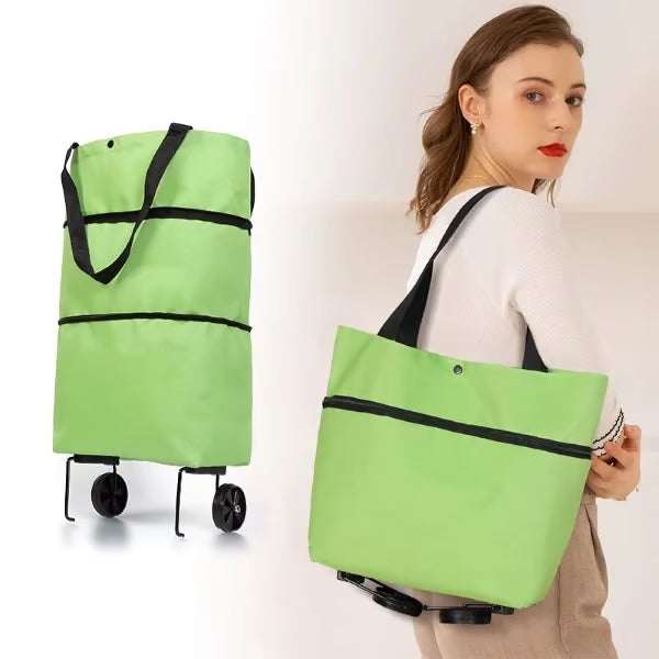 🔥Foldable trolley shopping bag