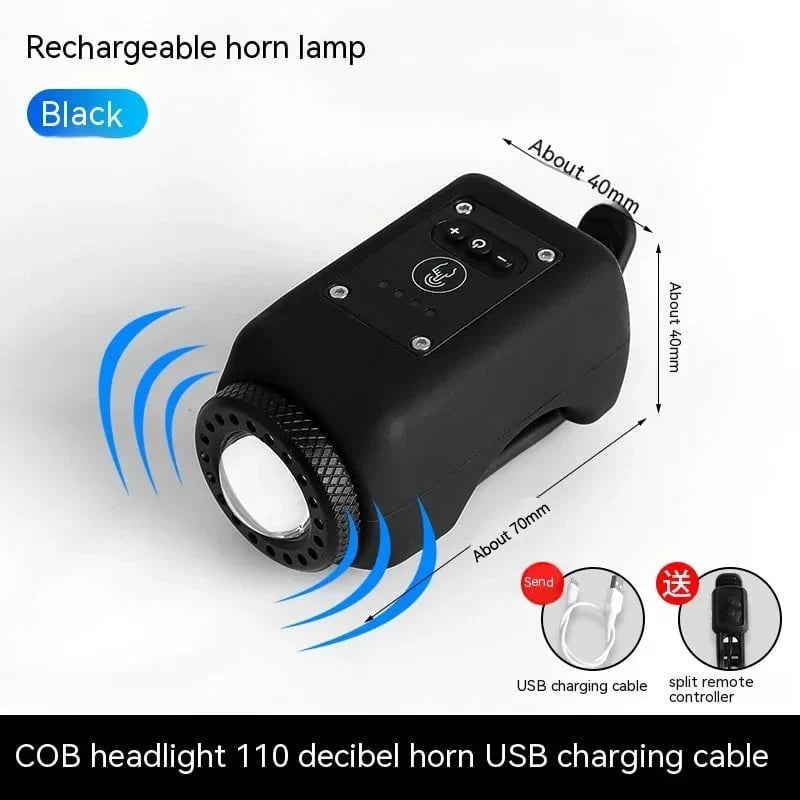 2-in-1 Bike Light and Horn