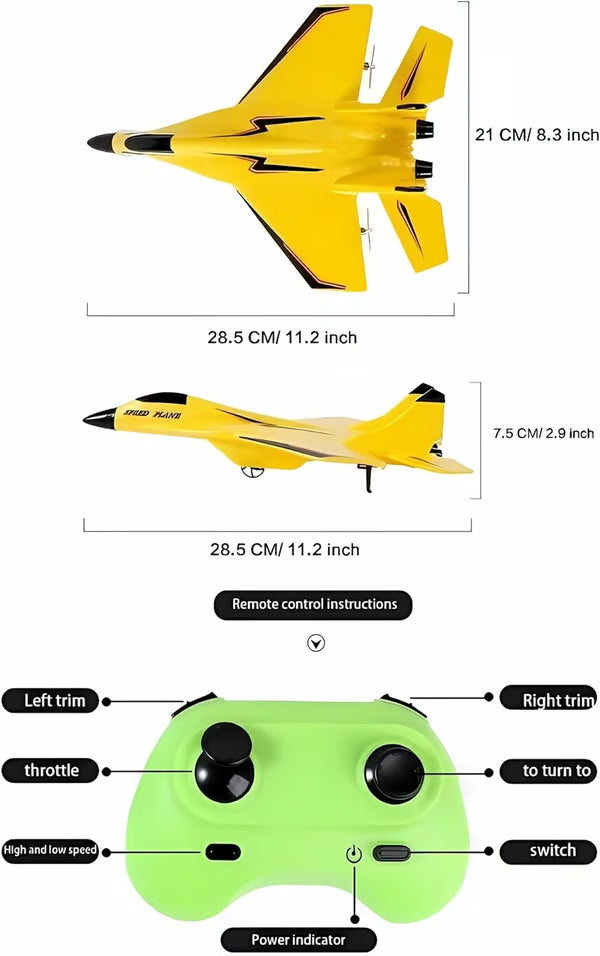 🎁 नयाँ रिमोट कन्ट्रोल वायरलेस विमान खेलौना