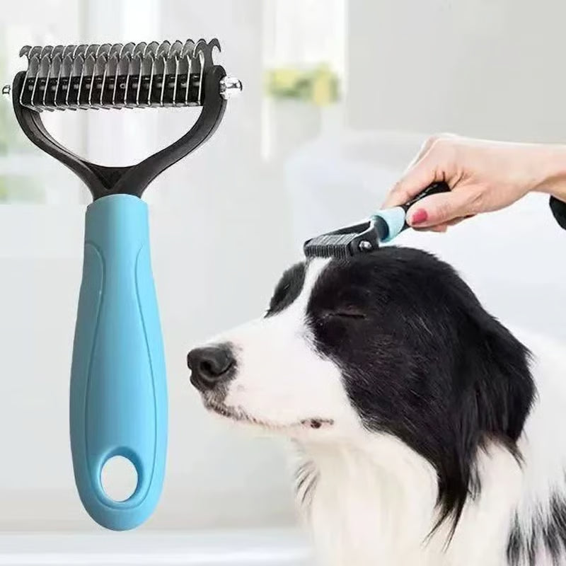 🔥Dual-Sided Pet Grooming Comb for Dogs & Cats