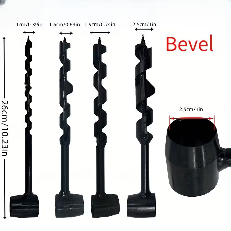 5pcs Heavy-Duty All-Purpose Hand Drill Bit Set