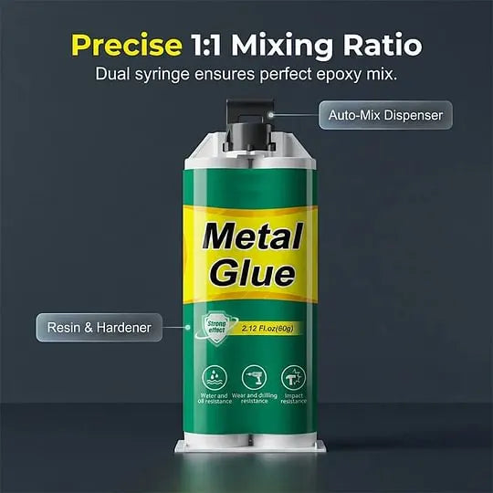 💥 High-Strength Metal Repair Glue – Waterproof Epoxy (Buy 1 Get 1 Free)