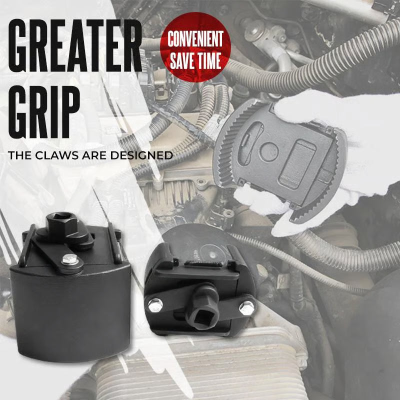 🔧 Adjustable Oil Filter Wrench – Greater Grip, Time-Saving & Durable Spring Design 🚗