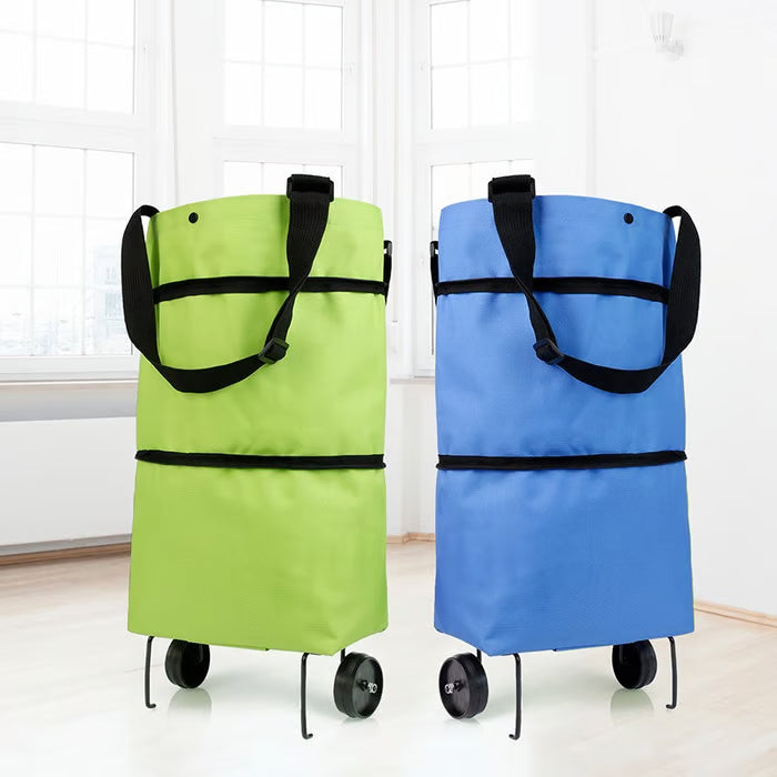 🔥Foldable trolley shopping bag