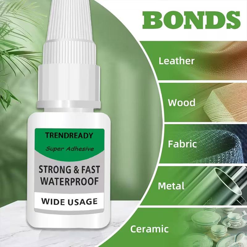 Heavy Duty Super Glue - Fast Drying Clear Waterproof Adhesive