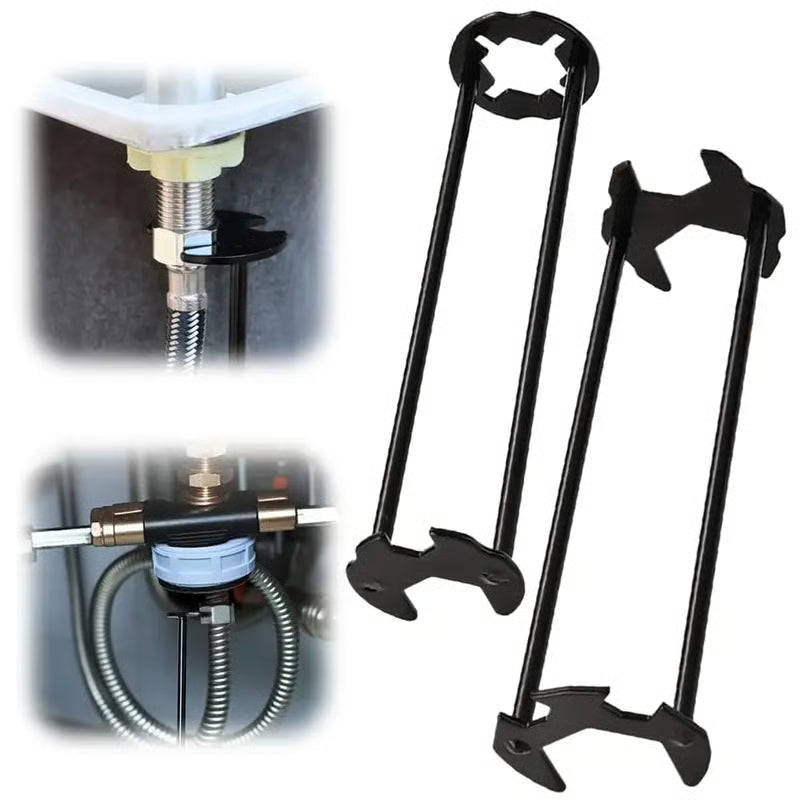 Upgraded Multifunctional Sink Wrench Set for Faucet Installation in Tight Spaces(2PCS)