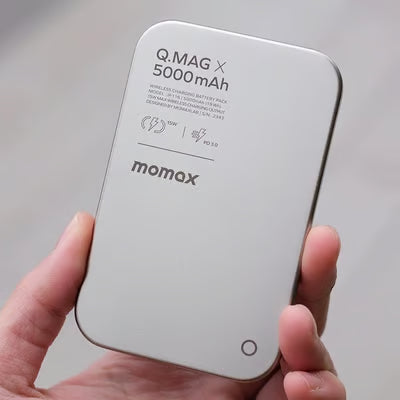 अल्ट्रा-पातलो चुम्बकीय वायरलेस पावर बैंक दुई-तरफा फास्ट चार्जिङ मोबाइल पावर सप्लाई