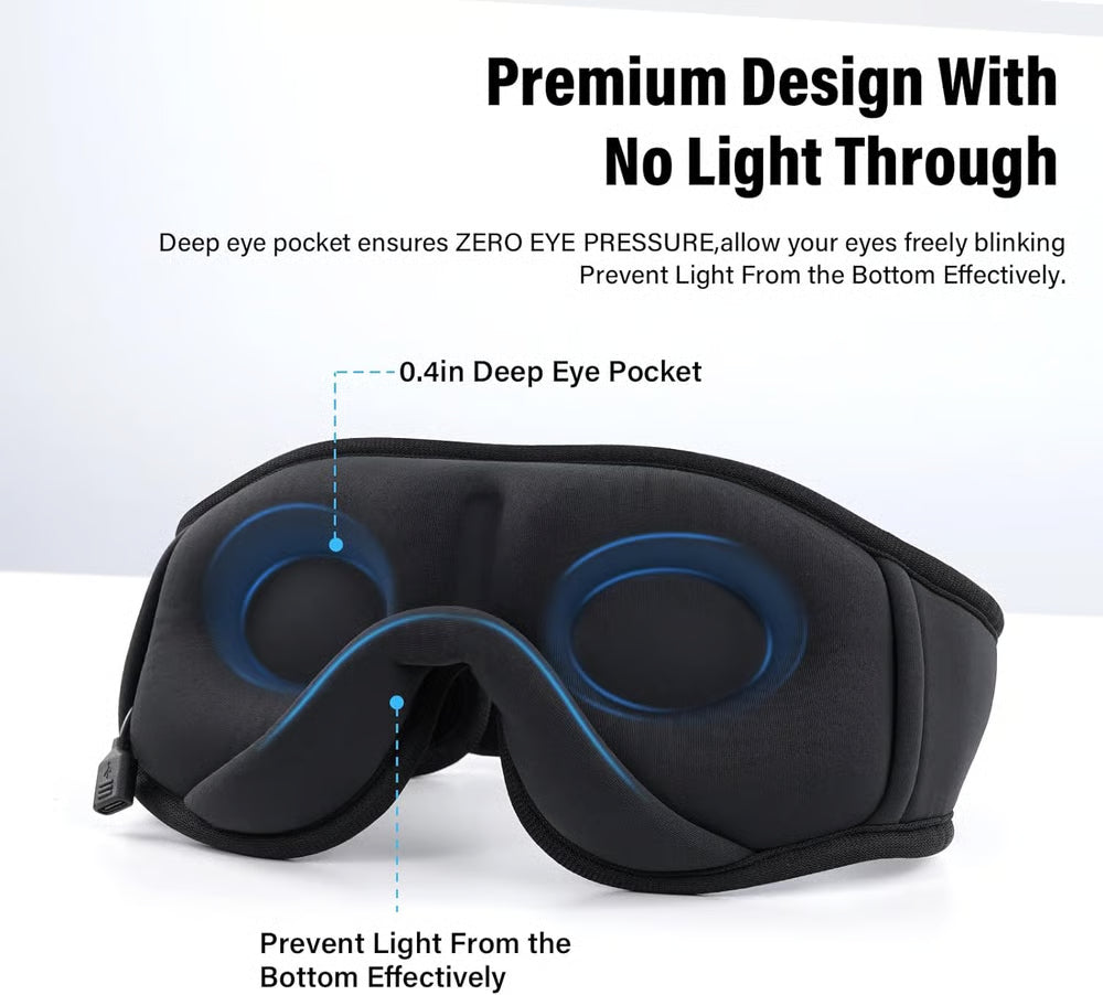 🎧😴3D Bluetooth Sleep Mask Headphones✨🌙