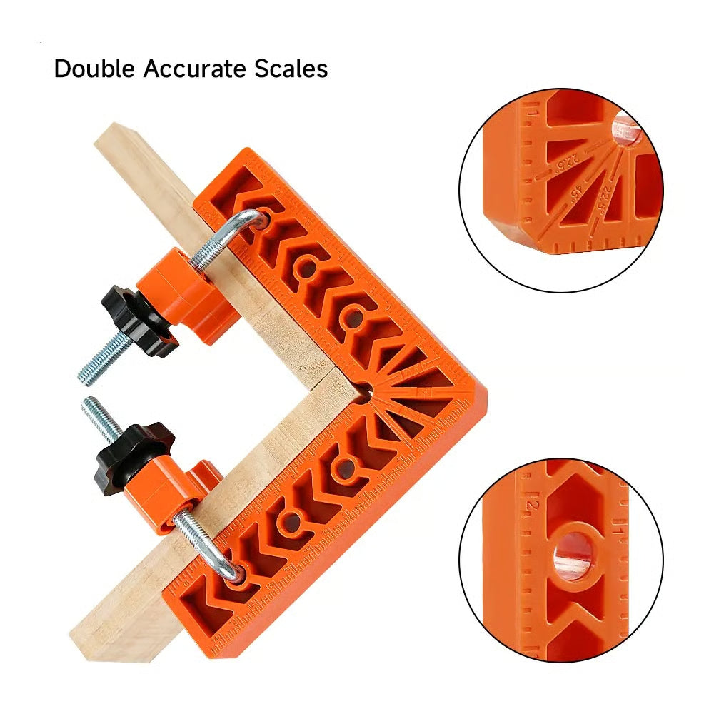 4PCS Right Angle Clamp Kit –multi-surface adjustable fastening tool
