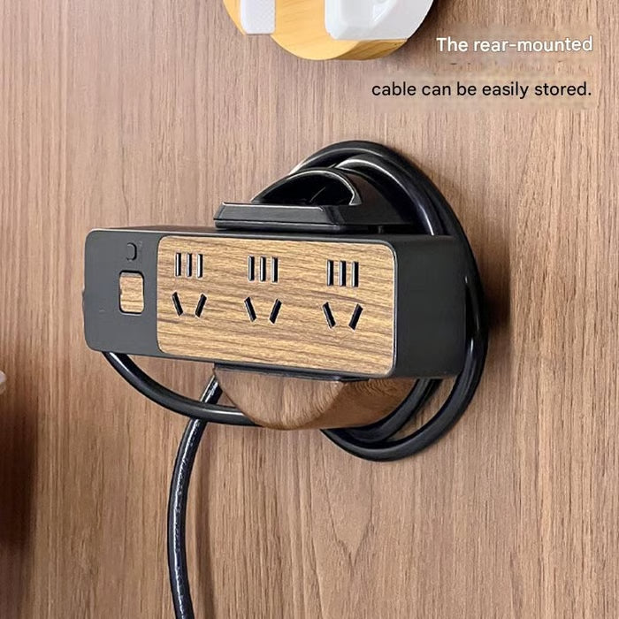 🌟🌸No-Drill Suction Cup Power Strip Holder