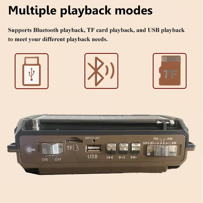 2026 Solar-Powered Radio