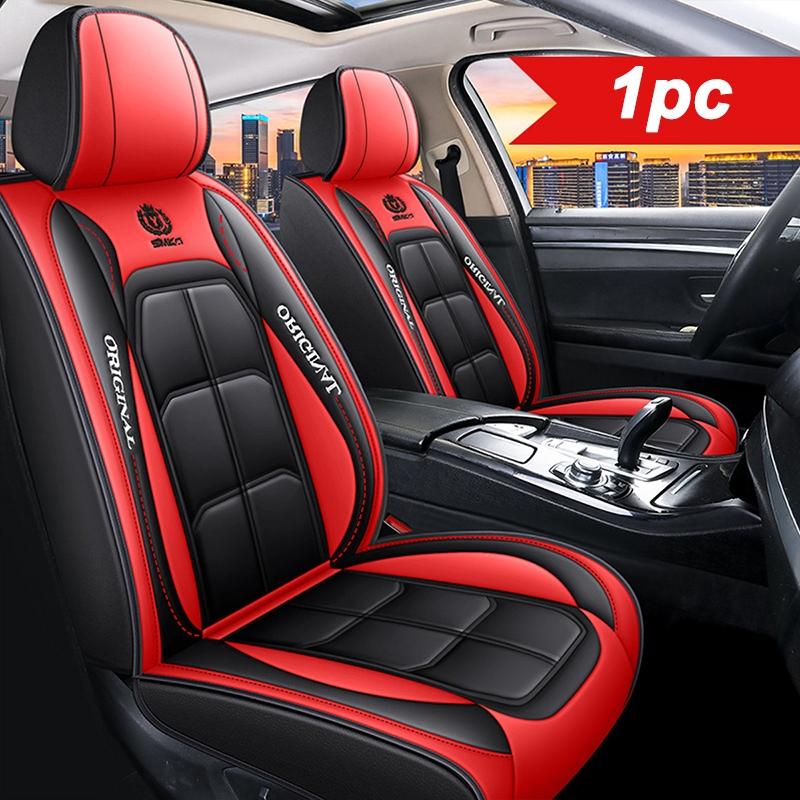 PU leather car seat covers, front set, universally suitable for sedans, SUVs and trucks