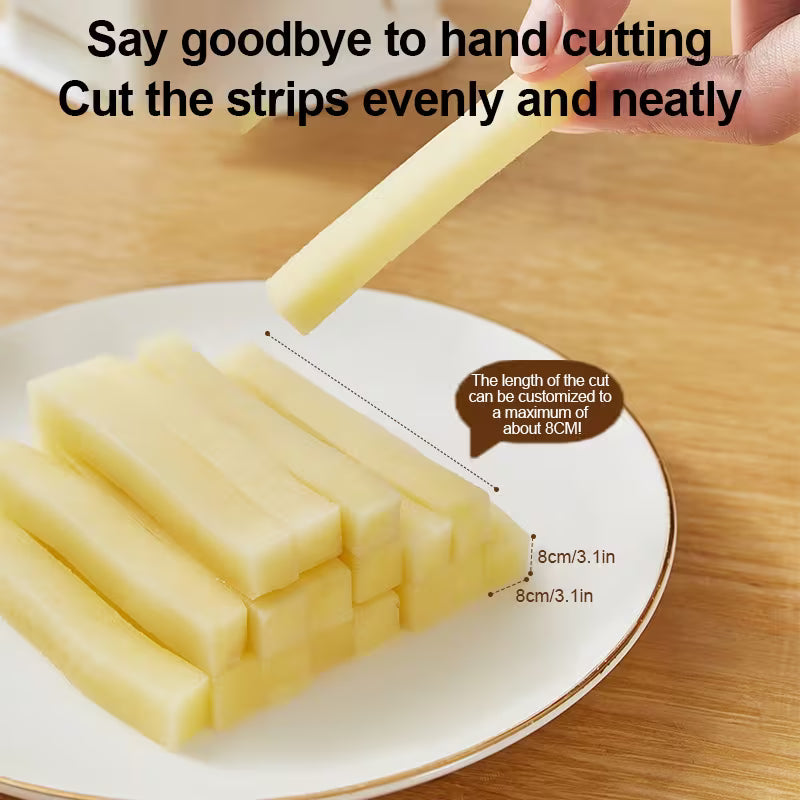 49-Slot Potato Cutter, a Stainless Steel Potato Slicing Tool