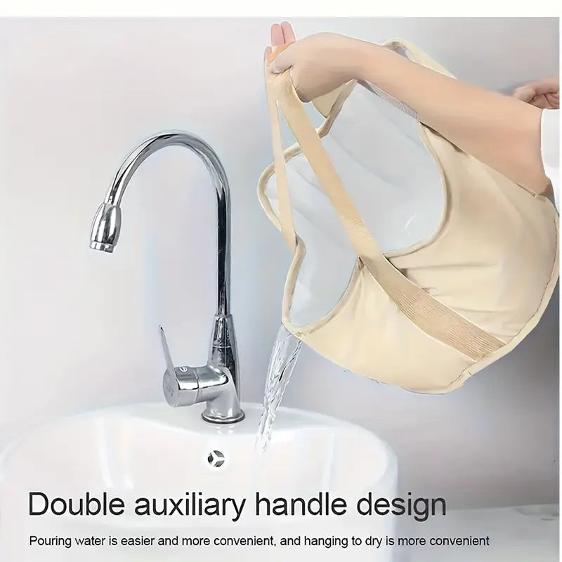 फोल्डेबल पोर्टेबल खुट्टा नुहाउने टब – बिना सुगन्ध, बिना बिजुली