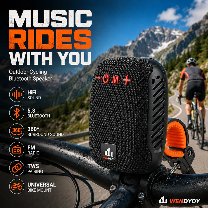🚴‍♂️🎵 Waterproof Bike Bluetooth Speaker