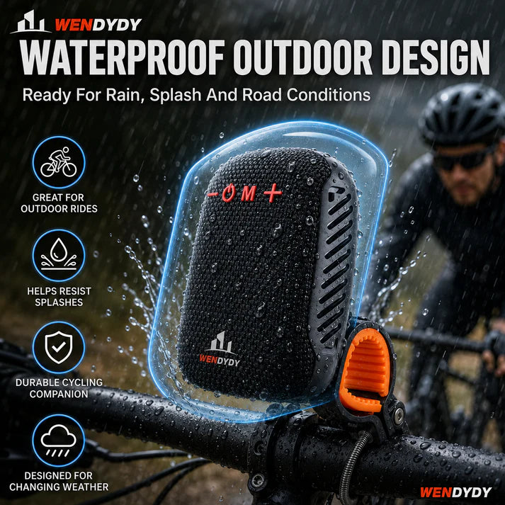 🚴‍♂️🎵 Waterproof Bike Bluetooth Speaker