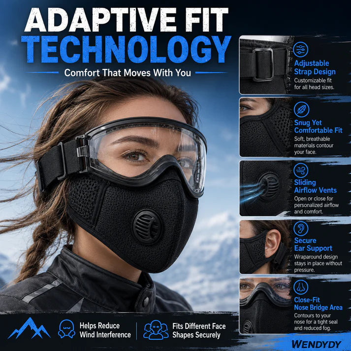 Windproof Anti-UV Motorcycle Mask & Goggles