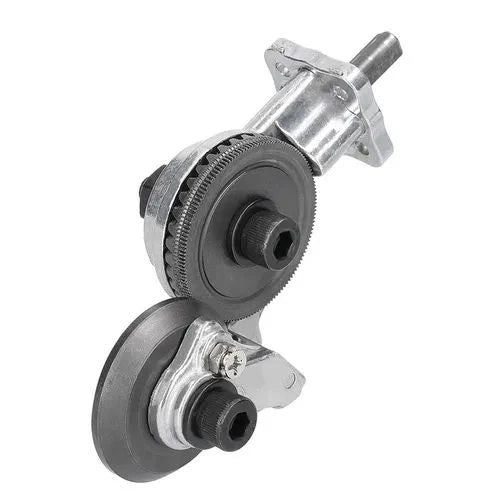 Dual-Head 360° Sheet Metal Cutter Drill Attachment
