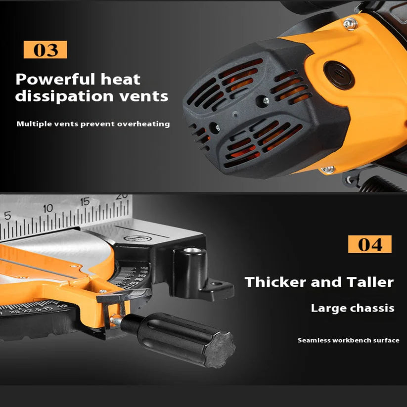 १० इन्च बहुउद्देश्यीय काट्ने मेसिन – एल्युमिनियम र काठका लागि