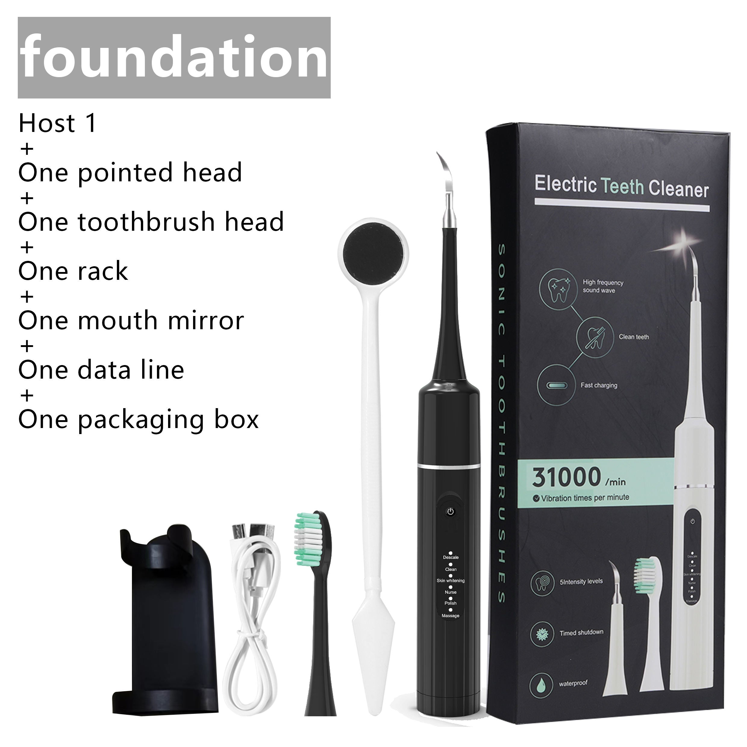 🦷 व्यावसायिक बहु-कार्यात्मक र बहु-गति अल्ट्रासोनिक दाँत सफा गर्ने उपकरण