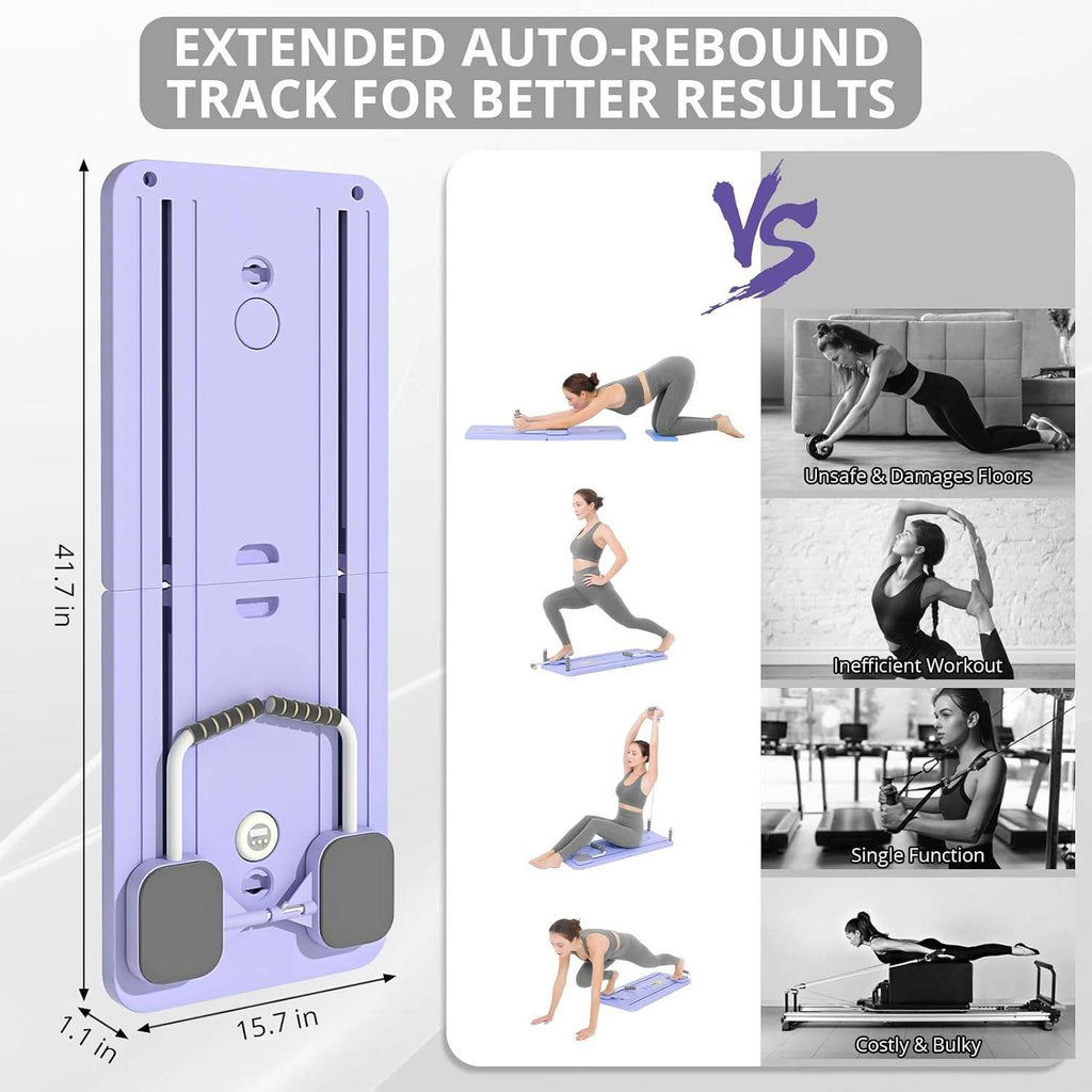 Pilates Workout Board – Sliding Reformer for Home Fitness 🧘‍♀️