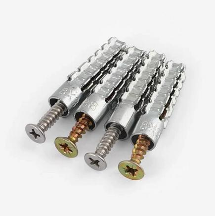 बर्बेड सेरेटेड आइरन एक्सपान्शन स्क्रू बोल्ट्स उच्च कार्बन इस्टील