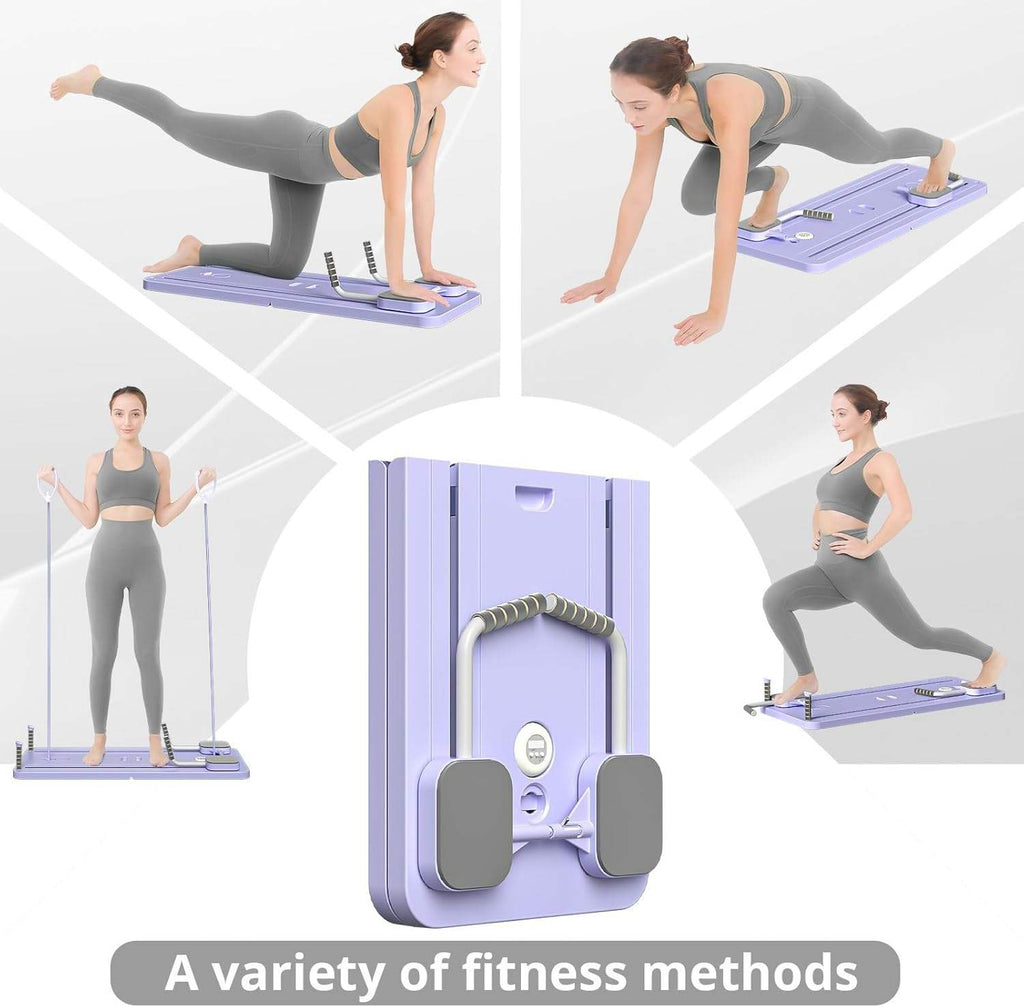 Pilates Workout Board – Sliding Reformer for Home Fitness 🧘‍♀️