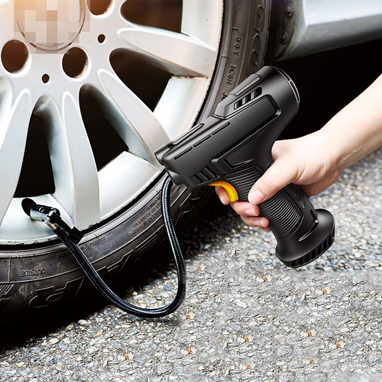 🔥🚗Portable car tire inflator pump