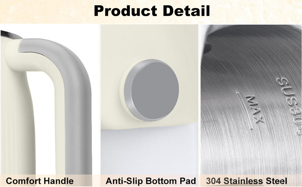 सर्वोत्तम मूल्य १००० मि.लि. टिकाउ स्टेनलेस स्टील इलेक्ट्रिक सोयाबिन मिल्क मेसिन