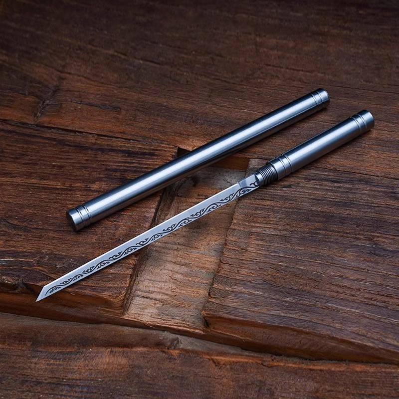 All-Steel Overlord Tea Knife – Portable Stainless Steel Fruit Peeler