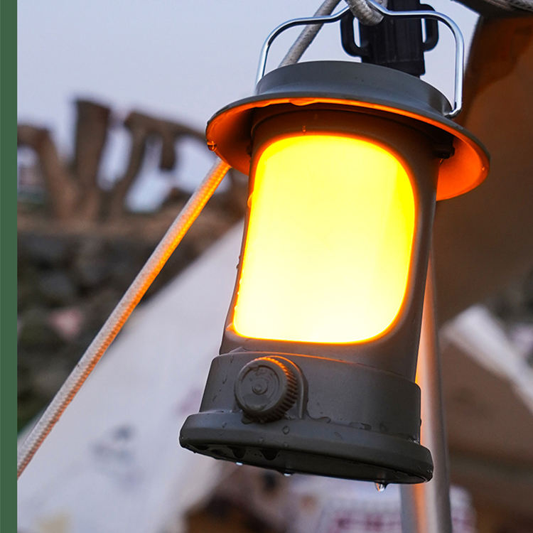 Solar Portable Handheld Vintage Camping Lantern