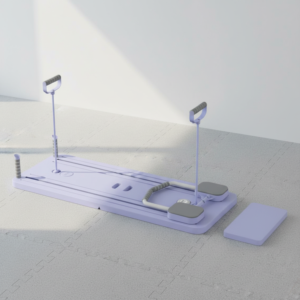 Pilates Workout Board – Sliding Reformer for Home Fitness 🧘‍♀️