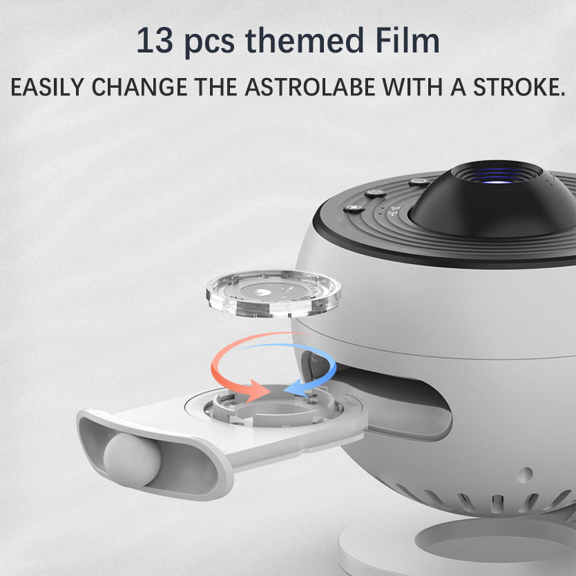 १३ फिल्म डिस्कसहितको ताराजस्तो आकाश प्रोजेक्टर लाइट