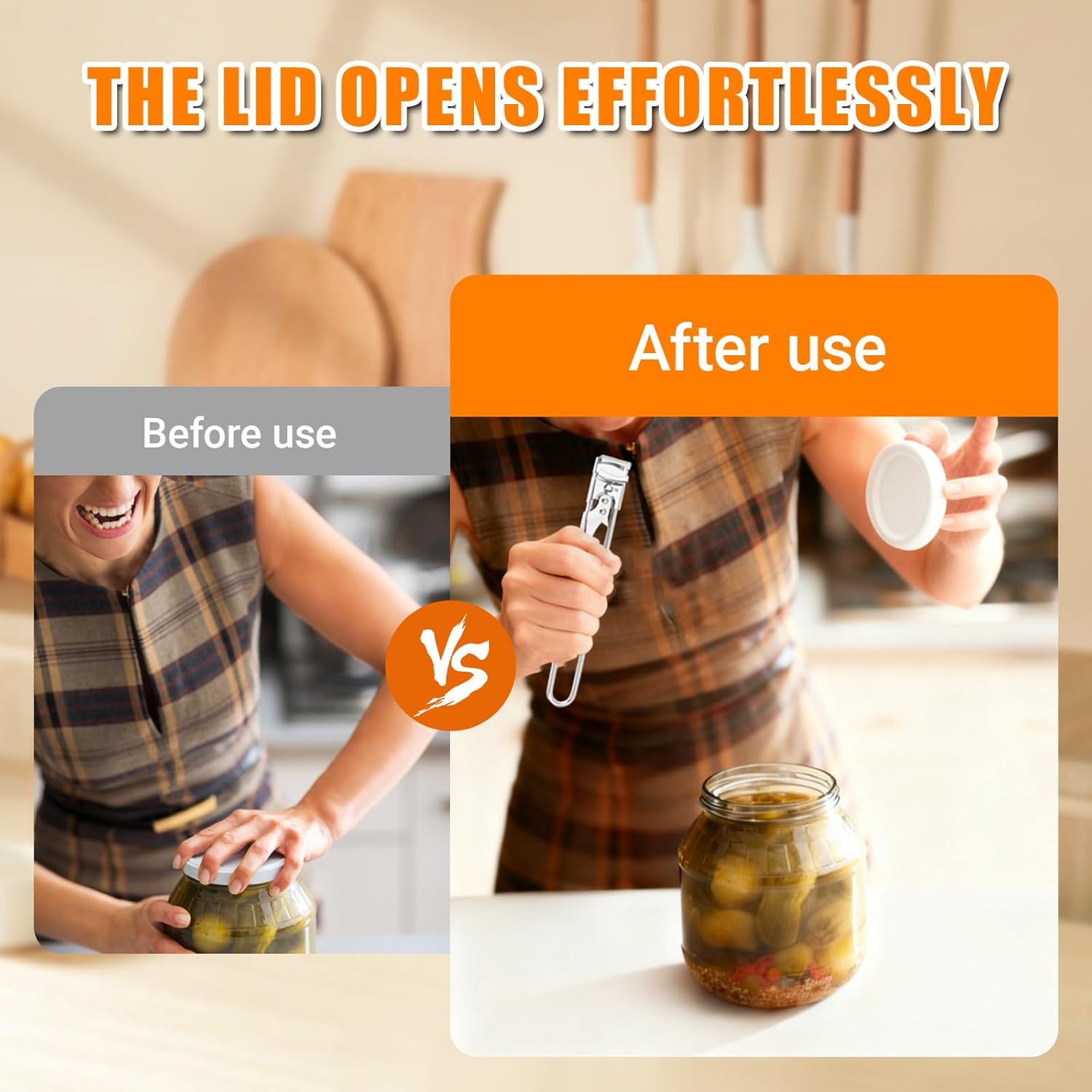 New Adjustable Stainless Steel Jar Opener