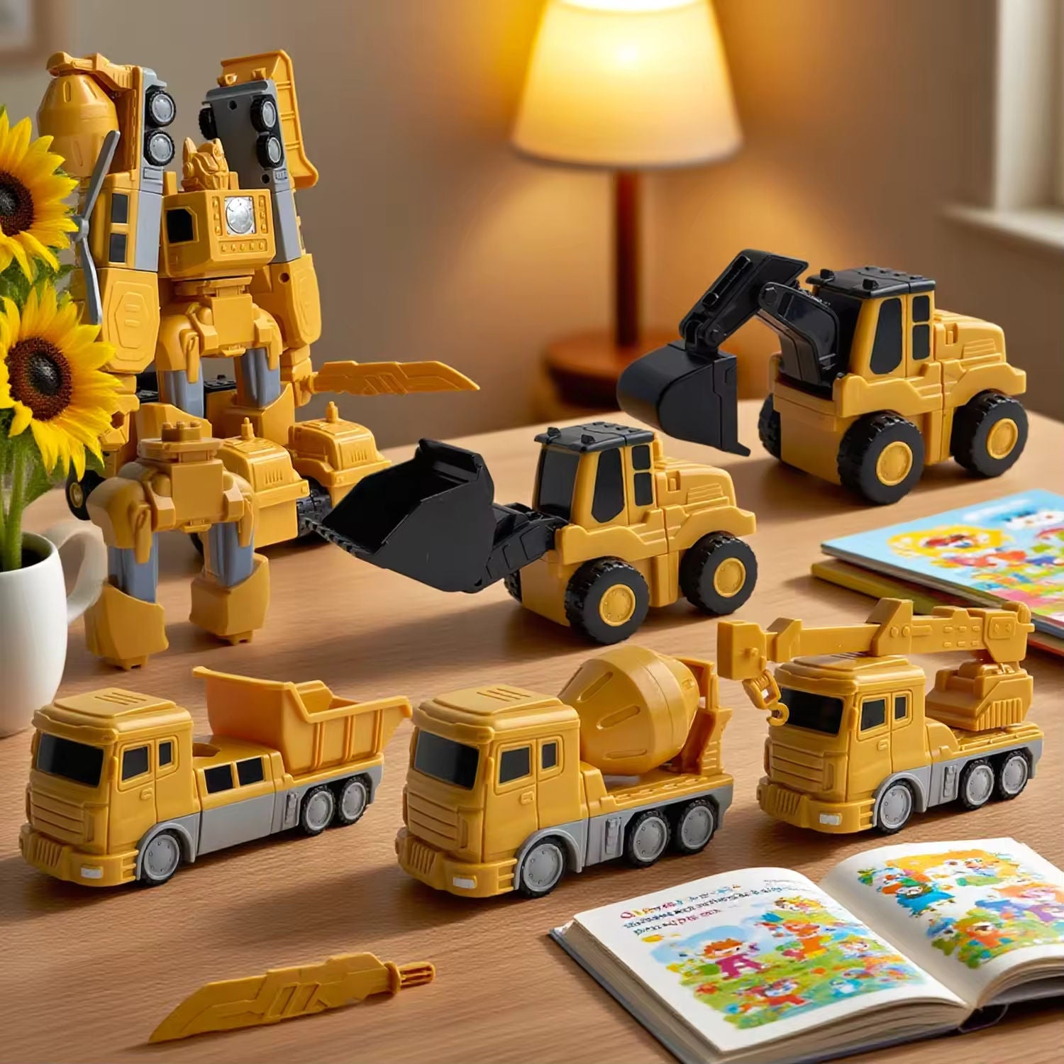 रूपान्तरणयोग्य इन्जिनियरिङ्ग गाडी जम्मा गरिने खेलौना