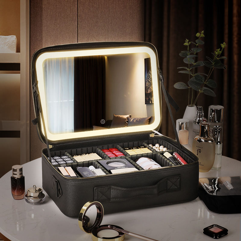 Premium makeup bagtm with ledmirror