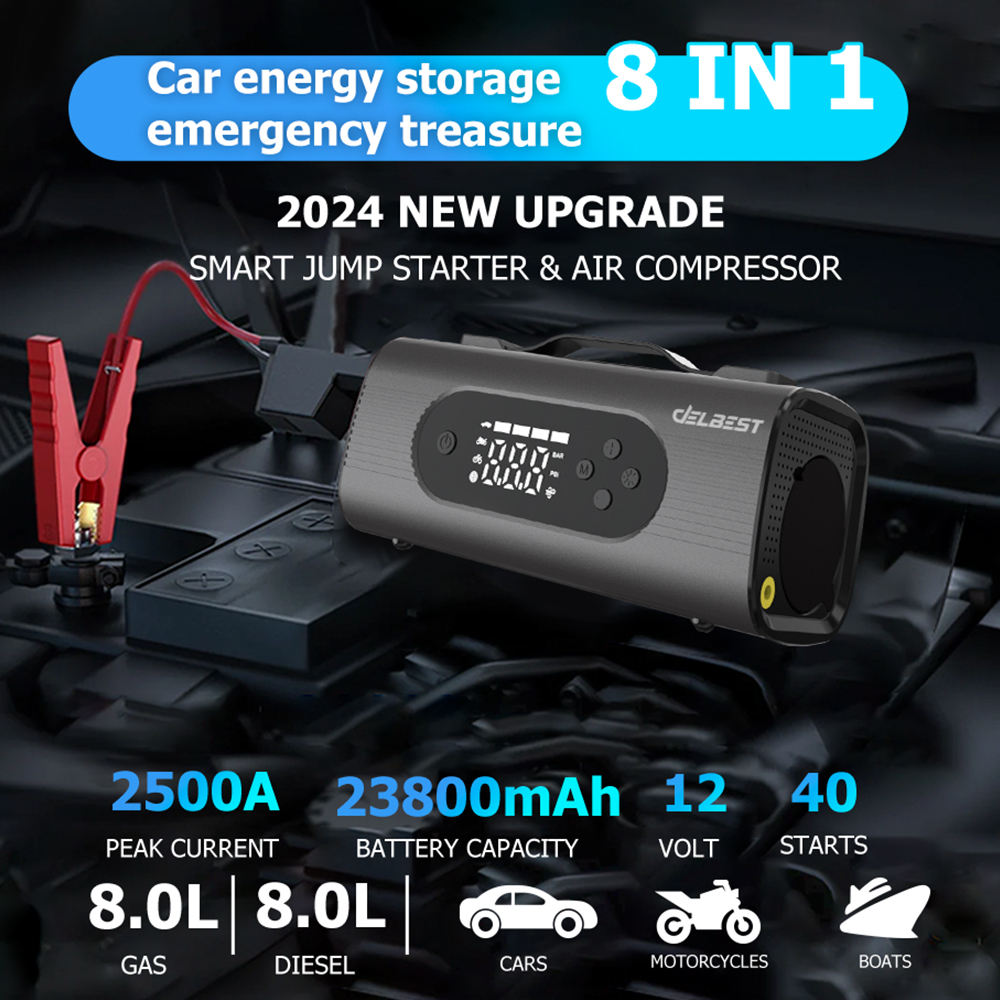 Peak Jump Starter with Digital Air Compressor