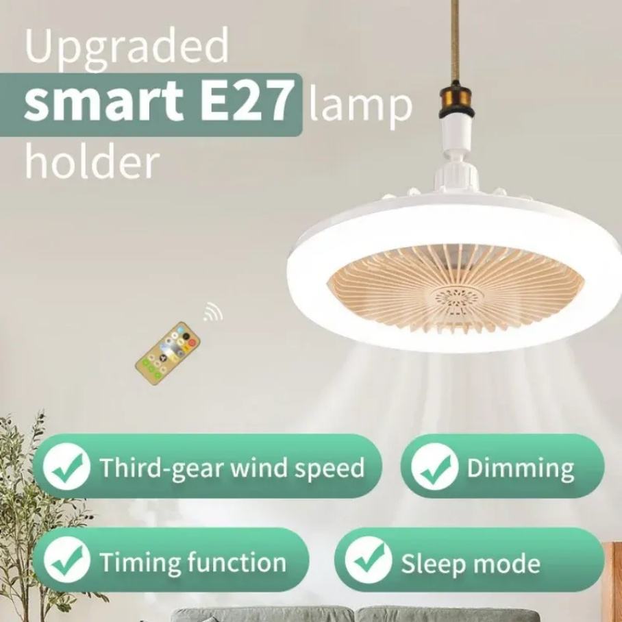 Intelligent Dimming Home Bulb Moving Head Ceiling Led Fan Light