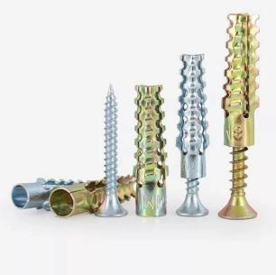 बर्बेड सेरेटेड आइरन एक्सपान्शन स्क्रू बोल्ट्स उच्च कार्बन इस्टील