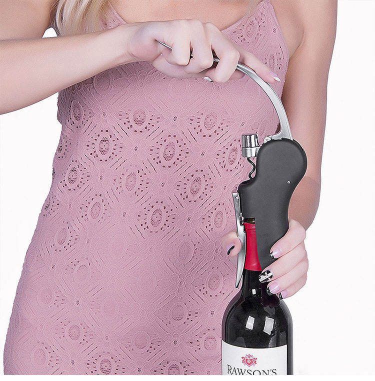 Goose Shape Vertical Lever Corkscrew Wine Bottle Opener