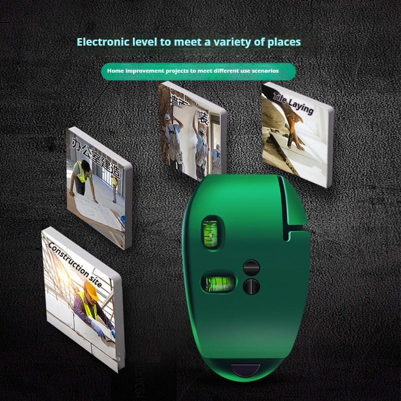 मिनी ९०-डिग्री डिजिटल लेजर रुलर – उच्च-Precision दायाँ कोण इन्फ्रारेड स्तर