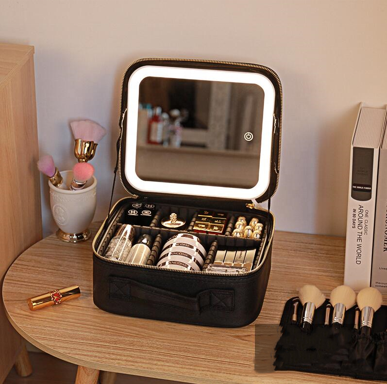 Premium makeup bagtm with ledmirror