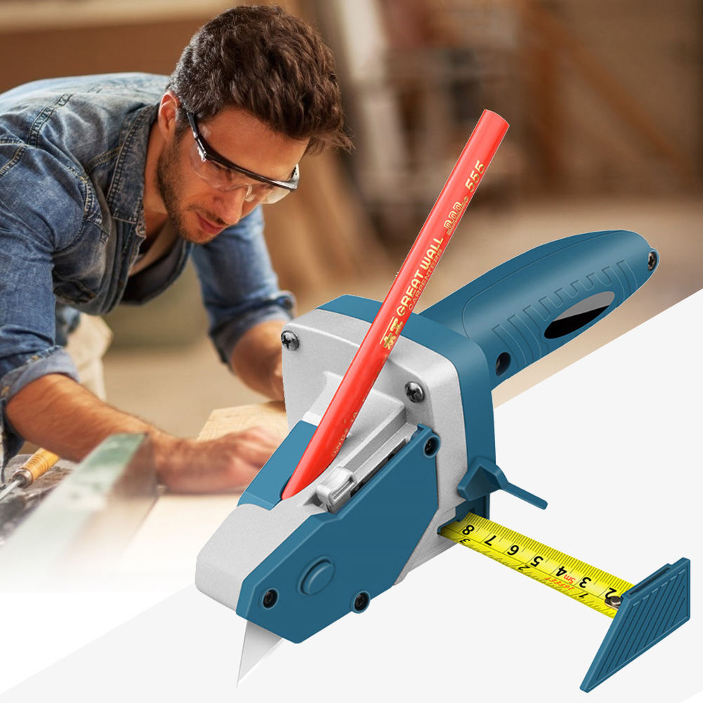 2-in-1 Edge Cutter with Built-in Measuring Tape