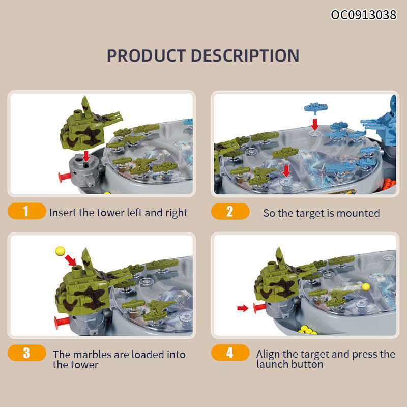सुट बल बोर्ड गेम्स–जहाज युद्ध खेलौना बोर्ड गेम