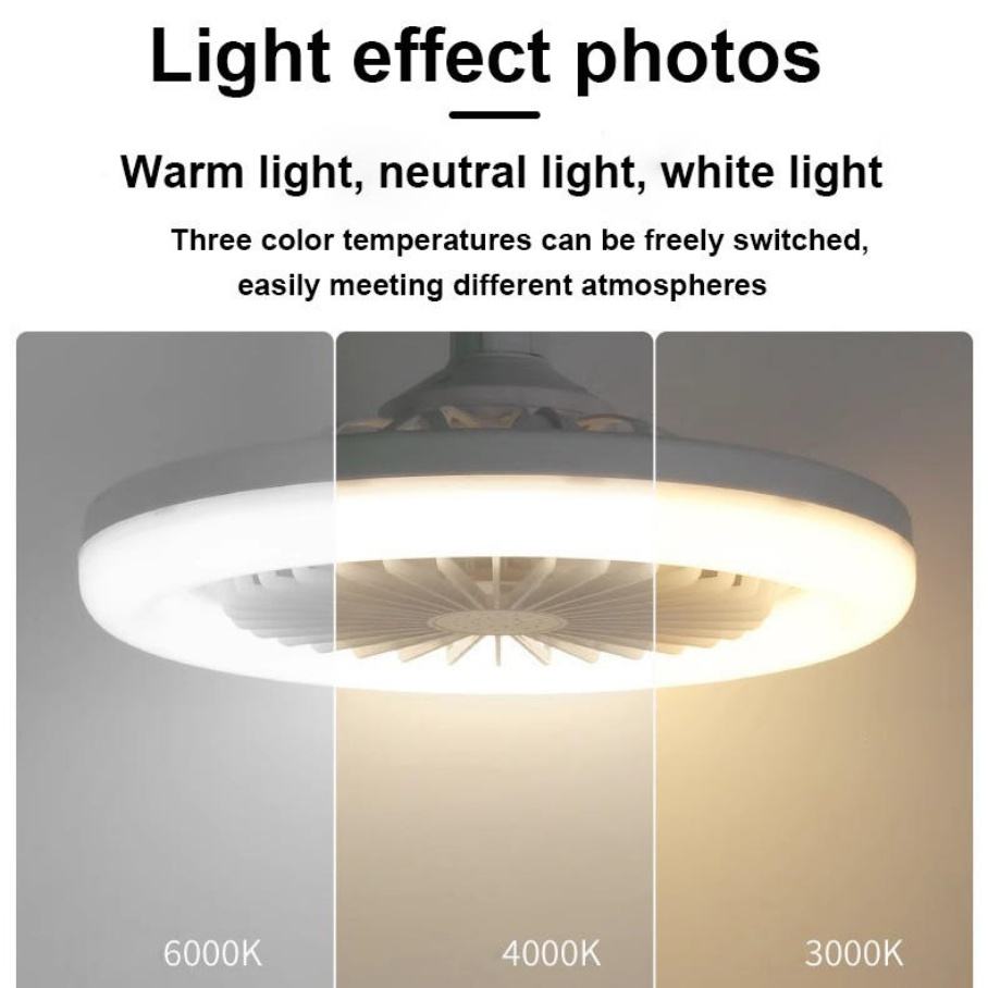 Intelligent Dimming Home Bulb Moving Head Ceiling Led Fan Light