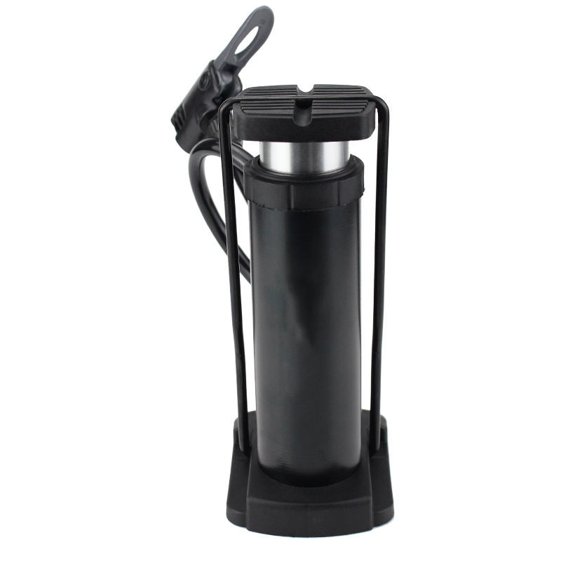 मिनी साइकल एयर पम्प 120psi, खुट्टा पेडल पोर्टेबल