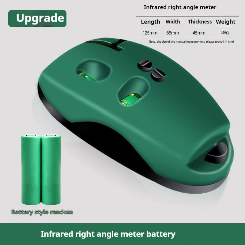 मिनी ९०-डिग्री डिजिटल लेजर रुलर – उच्च-Precision दायाँ कोण इन्फ्रारेड स्तर