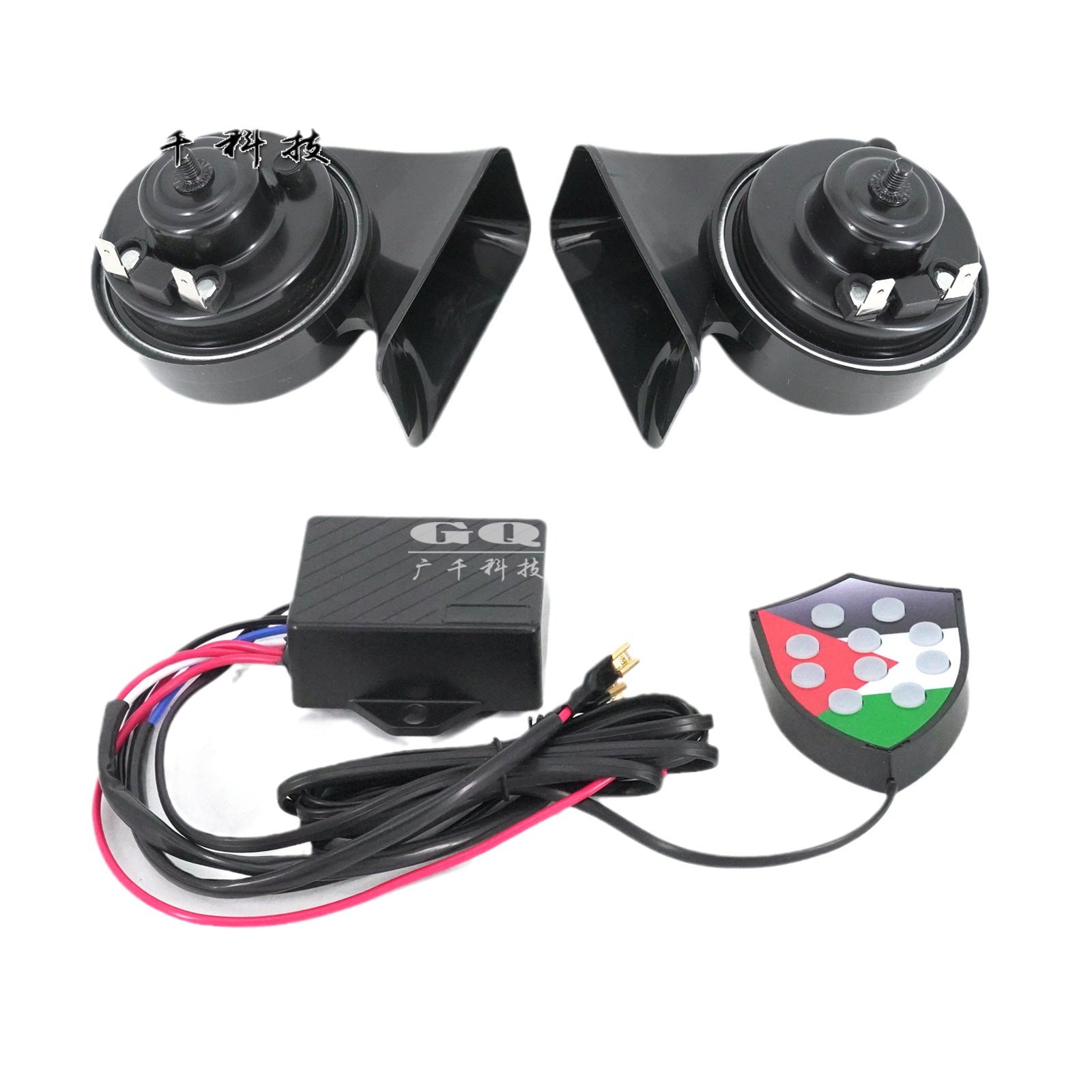 12V Waterproof Electric Car Horn (120dB) Long-Life Loud Auto Horn