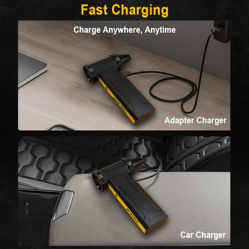 HIPAPPY 200W हाई पावर वायरलेस टर्बो ब्लोअर र भ्याकुम क्लिनर