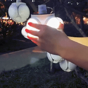 २-इन-१ वाटरप्रूफ फोल्डिङ सोलार एलईडी बल्ब